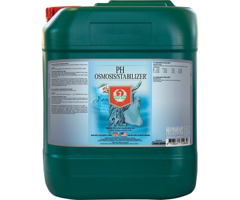 House &amp; Garden pH + Osmosis Stabilize 5 Liter