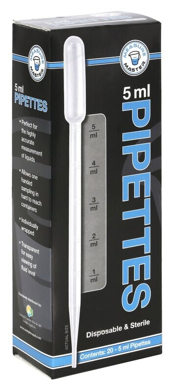Measure Master Pipettes 5ml