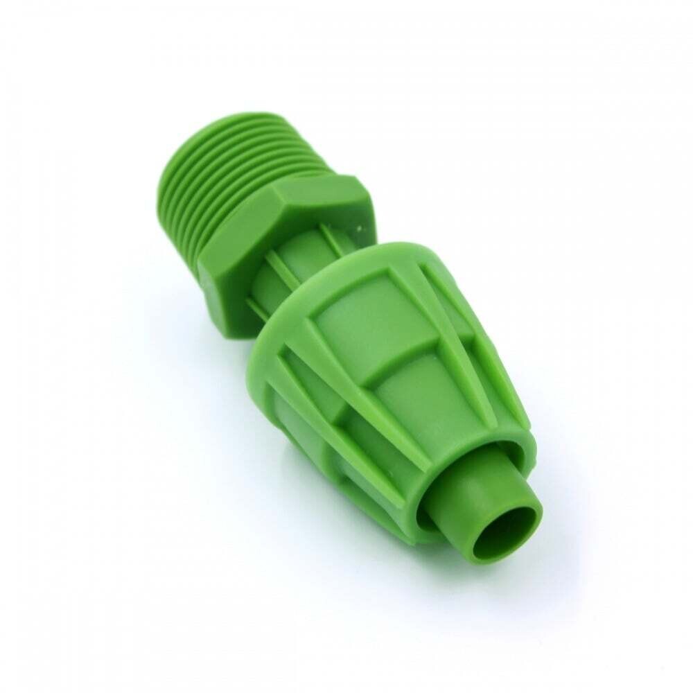 Floraflex Micro Drip 16-17mm Pipe Fitting 3/4&quot; Male Adapter