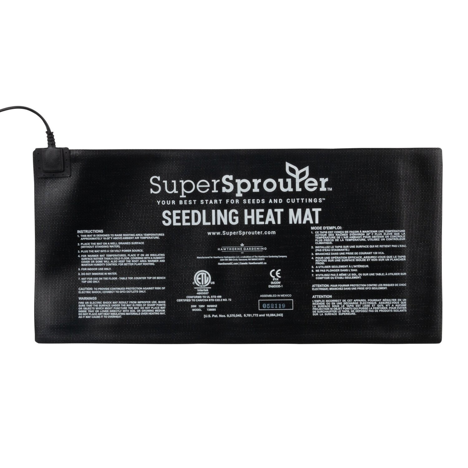 Super Sprouter Heat Mat 10&quot; x 21&quot;