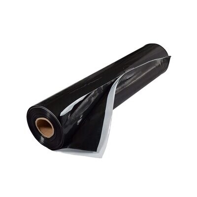 Penguin Poly Black & White Opaque Sheeting 6mil 100'x10'