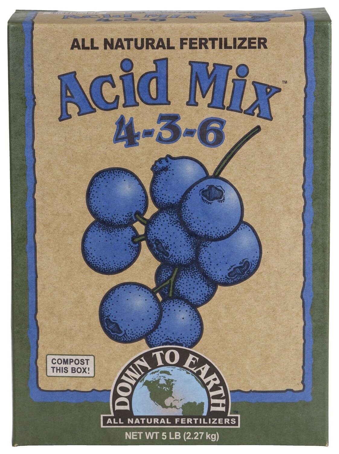 Down To Earth Acid Mix 5lb