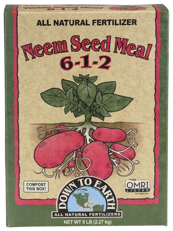 Down To Earth Neem Seed Meal 5lb