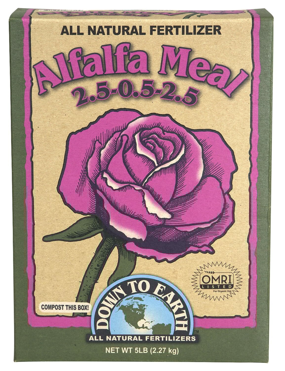 Down To Earth Alfalfa Meal 5lb