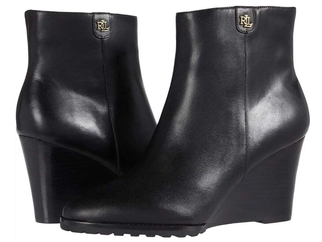 Ralph Lauren Wedge Ankle Boots