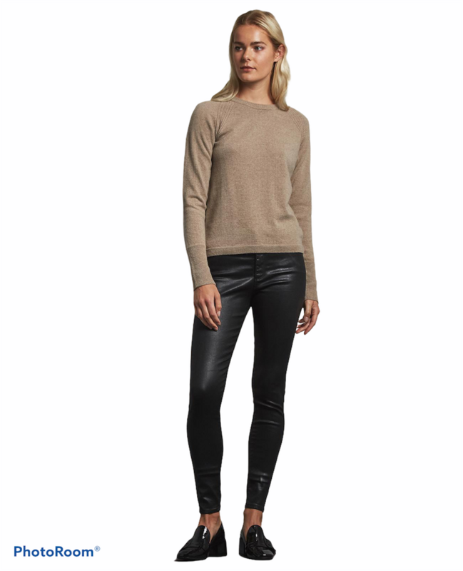 Adriano Goldschmied Black Coated Skinny Jeans