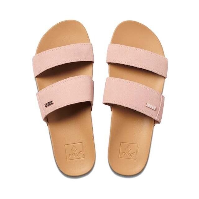 Reef Women&#39;s Suede Dusty Pink Sandals
