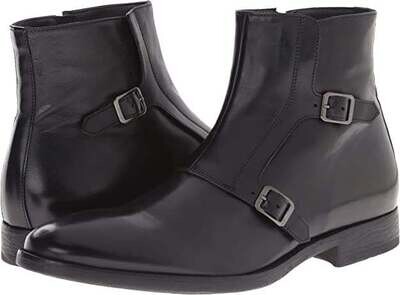 To Boot New York Double-Monk Leather Ankle Boots, 11.5M