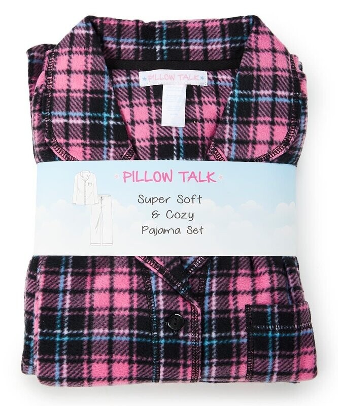 Pillow Talk 2Pc Plaid Leisure Set
