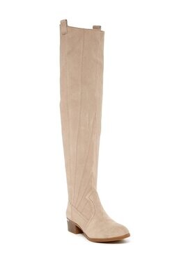 Fergie Footwear Women&#39;s Romance Over-The-Knee Boot,Portico Leather