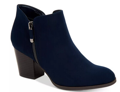 Style &amp; Co Navy Ankle Booties