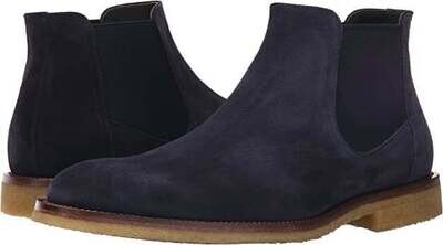 To Boot New York Navy Suede Ankle Boots, 8.5M