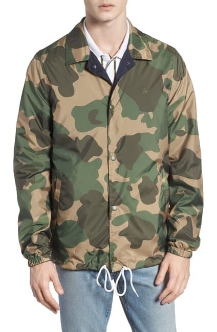 Original Penguin Camo Reversible Jacket, L