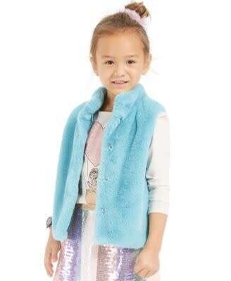 Epic Threads Girls Toddler Faux Fur Vest, 4T