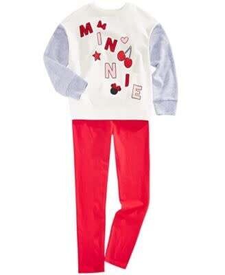 Disney Girls Minnie 2 Pc Sweatshirt/Pants Set