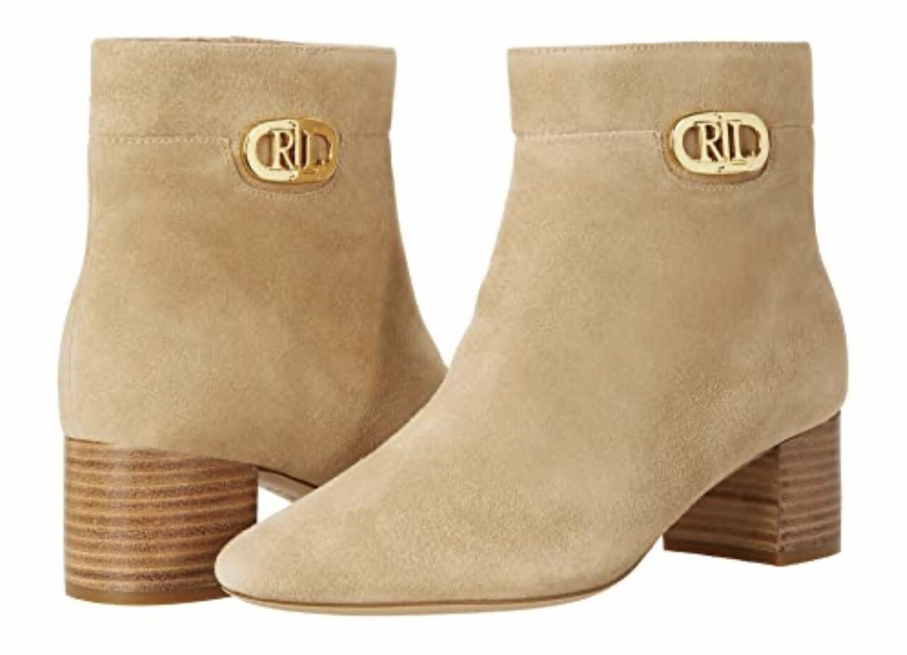Ralph Lauren Women Suede Booties