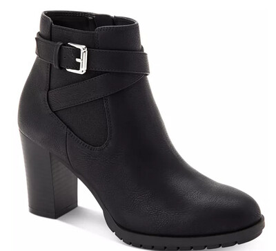 Style &amp; Co Women&#39;s Black Buckle Boots