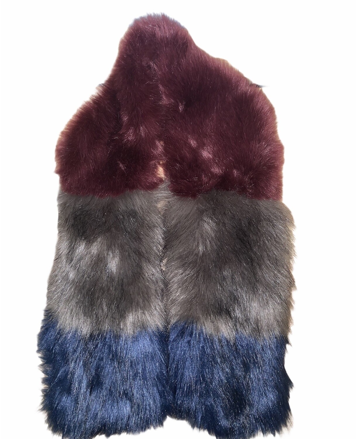 Faux Fur Scarf Multi, OSFM