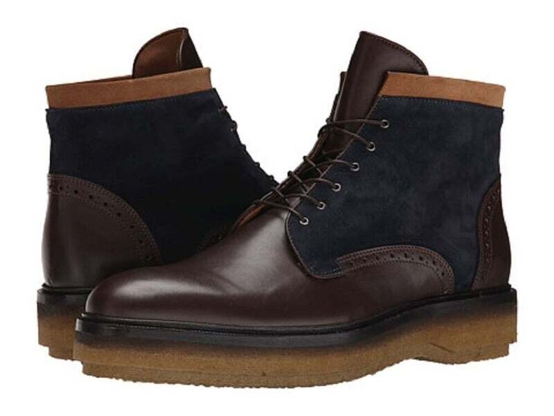 Etro Leather/Suede Ankle Boots, 11