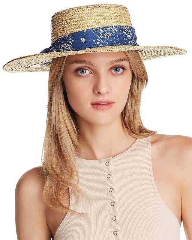 August Hat Company Paper Hat with Bandana, OS