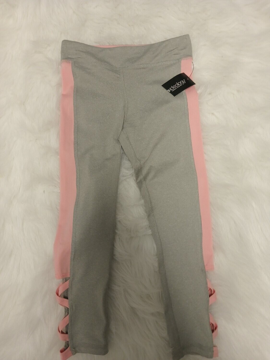 Ideology Girls Caged-Hem Leggings, 6