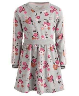 Epic Threads Girls Floral Sweatshirt Dress, XL