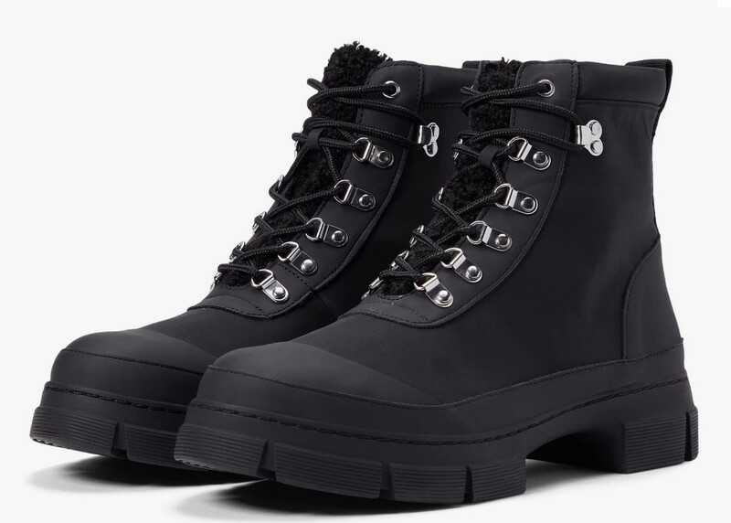 Steve Madden Women&#39;s Black Hiking Boots, 5.5