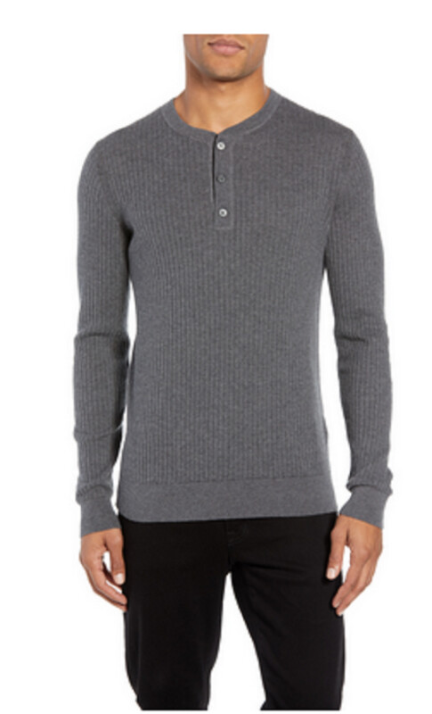 Hugo Boss Slim Fit Henley Shirt