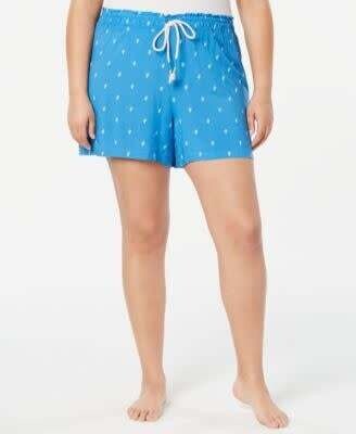 Jenni Blue Print Leisure Shorts