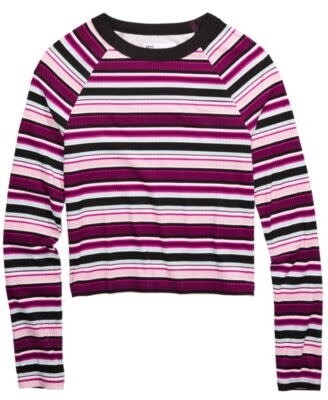 Epic Threads Big Girls Boysenberry Stripe Top