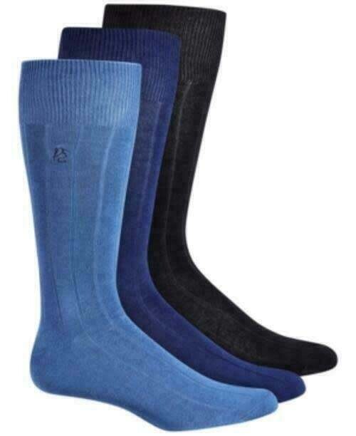 Perry Ellis Mens Dress Socks (3PK)