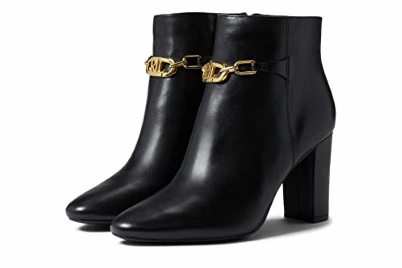 Ralph Lauren Black Booties