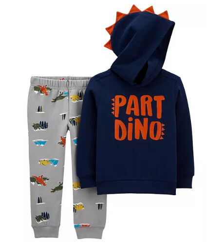 Carter&#39;s 2-Piece Part Dino Hoodie &amp; Pants Set, 12m