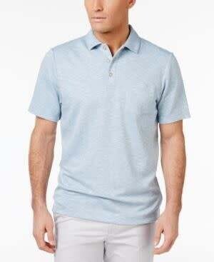 Tasso Elba Men&#39;s Upf 30+ Performance Polo,