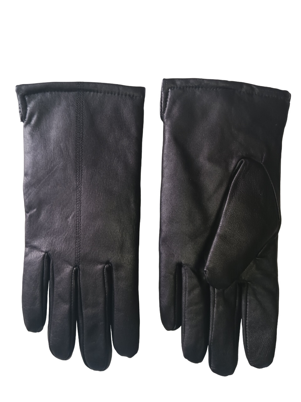 Bloomingdale&#39;s Men&#39;s Black Leather Gloves