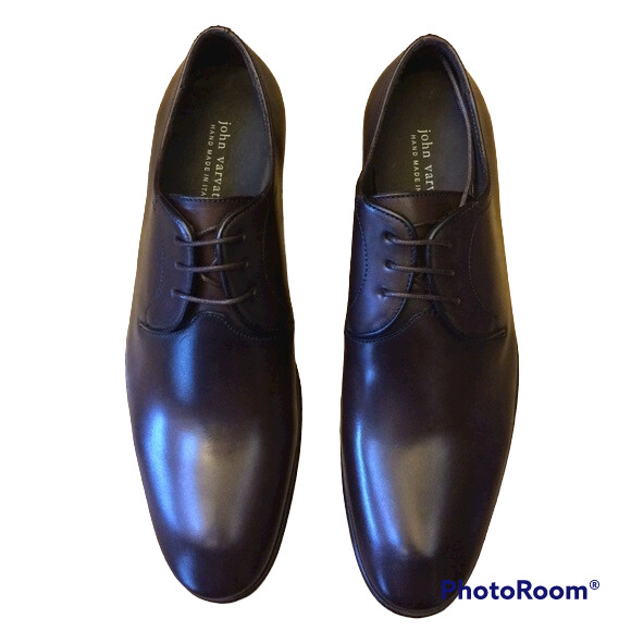 John Varvatos Brown Smooth Leather Shoes, 9