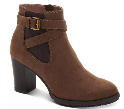 Style &amp; Co Women&#39;s Brown Buckle Boots