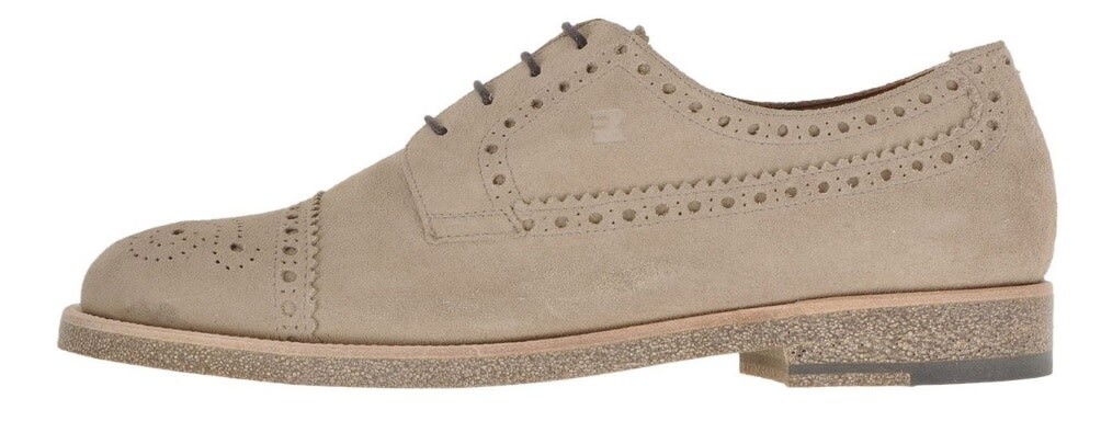 Fratelli Rossetti Taupe Leater Lace-up Shoes, 13
