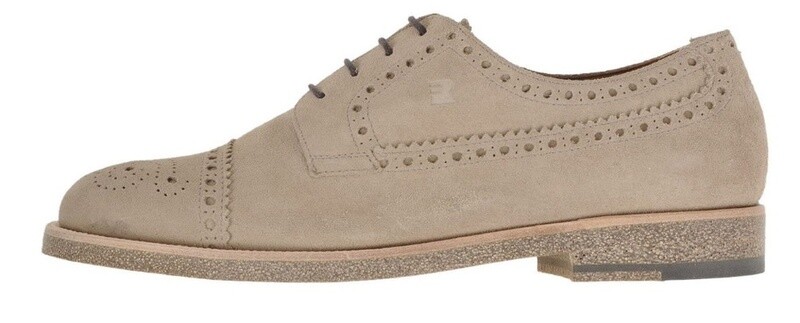 Fratelli Rossetti Taupe Leater Lace-up Shoes, 13