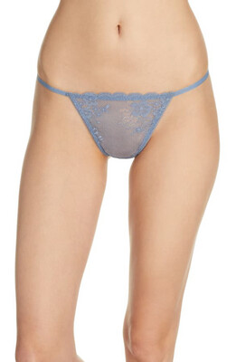 Jason Wu Classic Lace Thong In Lavender 