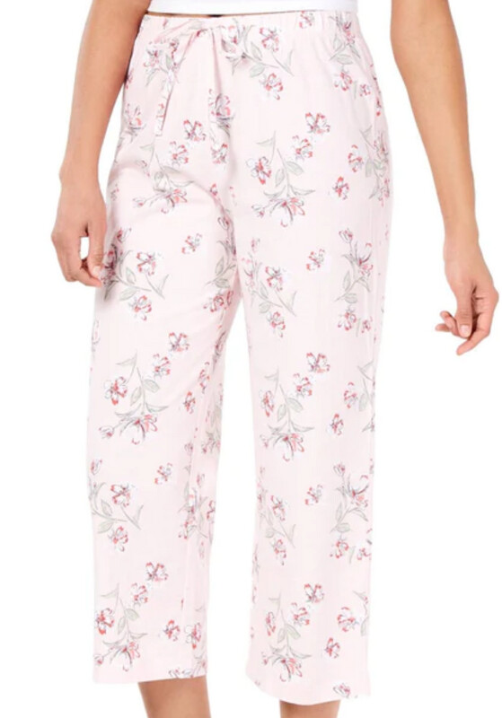 Charter club art floral Leisure Bottoms Pink L