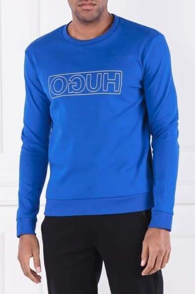 Hugo Boss Blue Logo Imprint Sweatshirt, XL