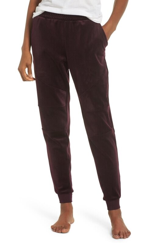 Women&#39;s Joe&#39;s Seamed Jogger Pants, Size Medium - Purple