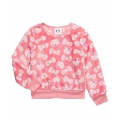 Hello Kitty Little Girls Printed Sweatshirt, 2T