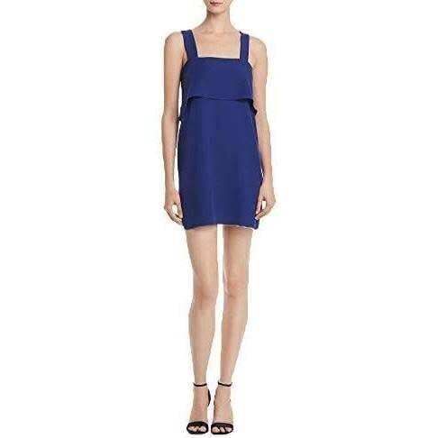 AQUA Blue Popover Shift Dress, Medium