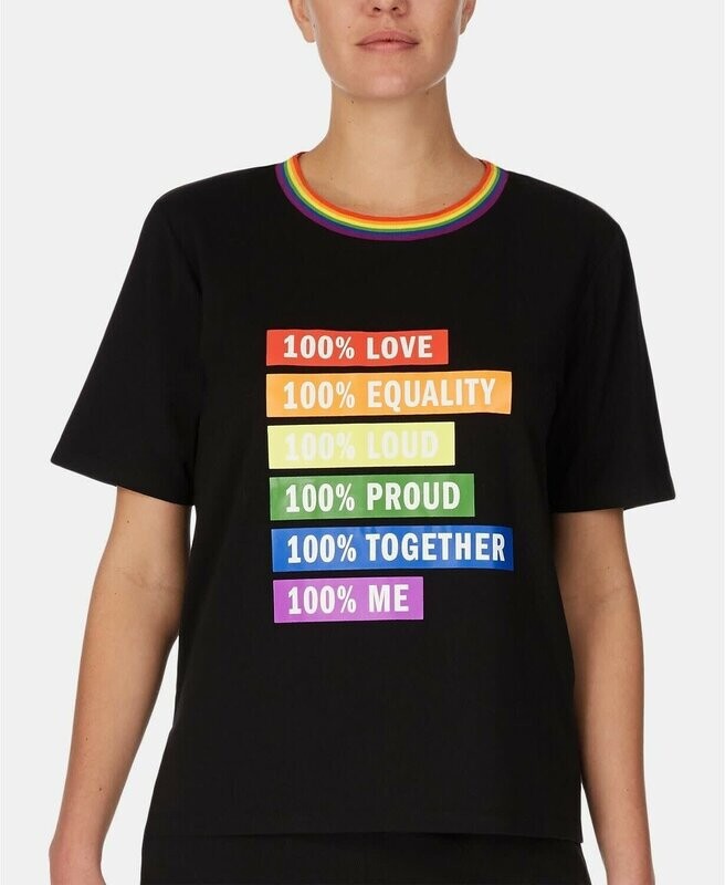 DKNY Pride Black Leisure Top