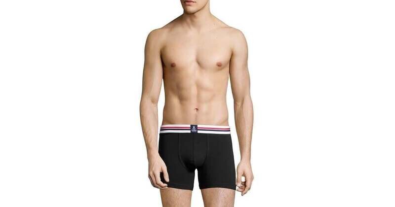 Psycho Bunny Mens Black Boxer Brief - Medium