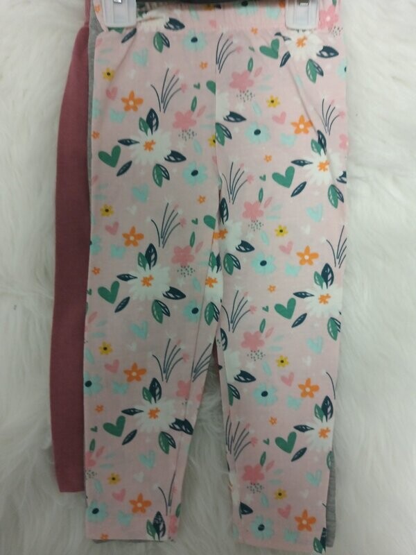 Lee Girl&#39;s Assorted (3Pk) Leggings, 2T