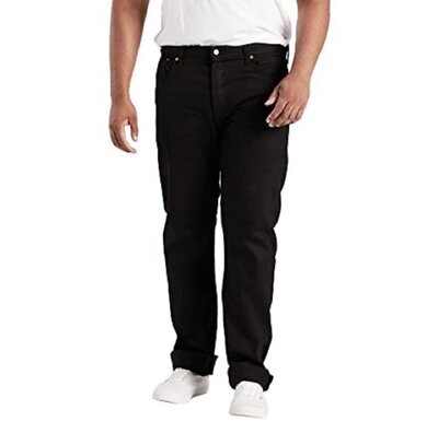 Levi&#39;s 501 Black Straight Fit Jeans, 38
