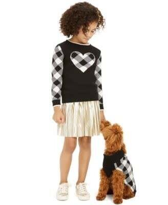 Charter Club Girls Heart Knit Sweater, 5